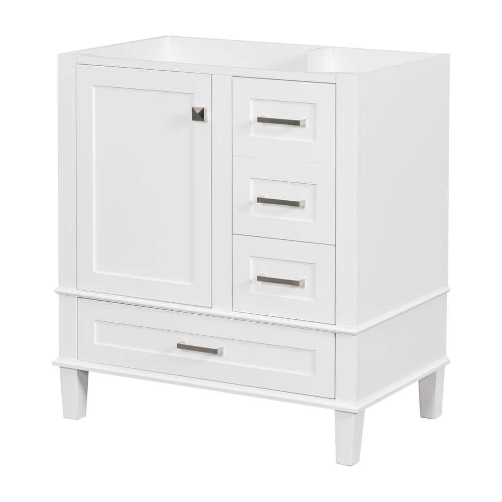 29.4 in. W. x 17.9 in. D x 33 in. H Bath Vanity Cabinet without Top in Whit