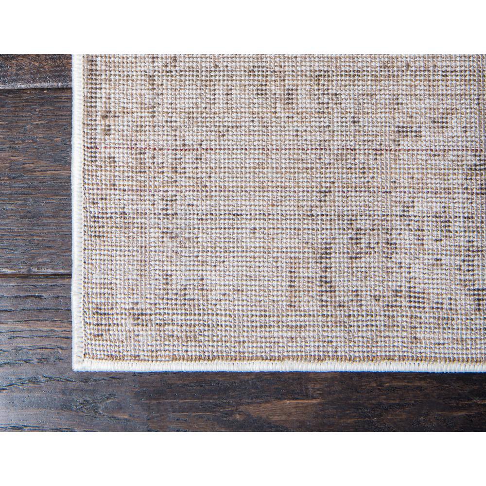 Ivory Elegance 8'x10' Rectangular Synthetic Rug