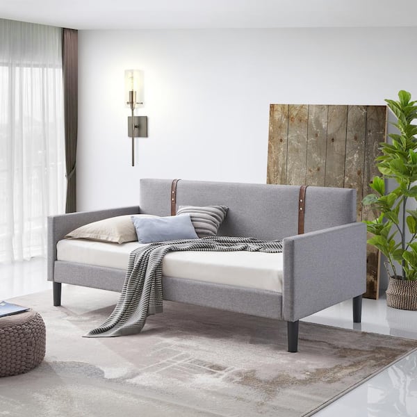 LuXeo Vista Gray Twin Uphostered Daybed