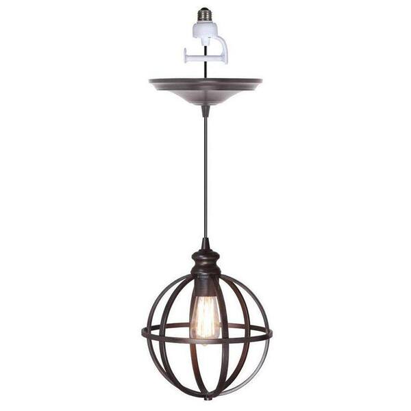 Home Decorators Collection Globe 1-Light Bronze Pendant Conversion Kit