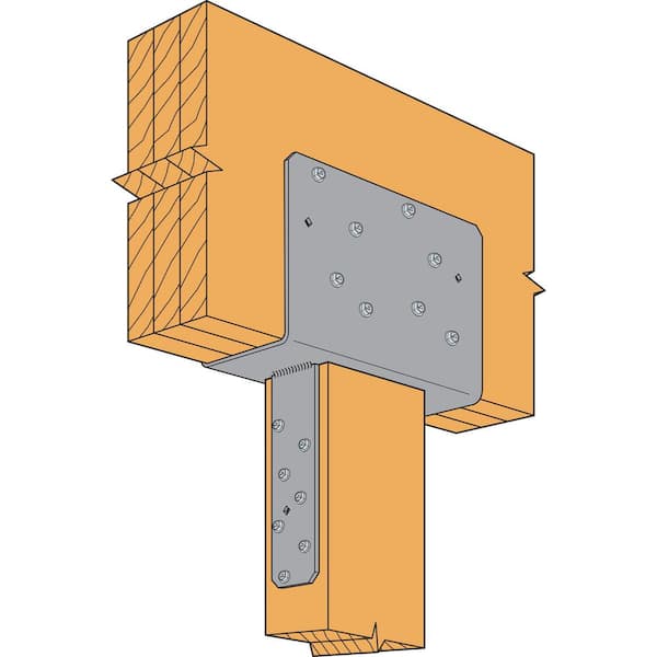 CCQ Column Cap for Triple-2x Beam, 6x Post with Strong-Drive SDS Screws