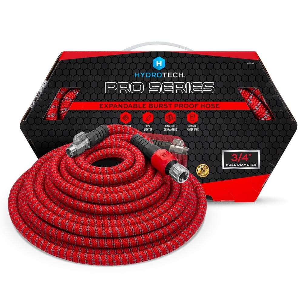 Hydrotech ProSeries Expandable 3/4 in. Diameter x 200 ft. Burst Proof Garden Water Hose 5595C3