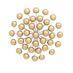 Gold Metal Glam Wall Decor 24 in. x 24 in.