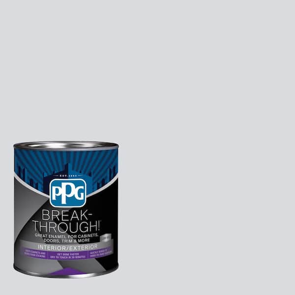 1 qt. PPG1168-2 Cumberland Fog Satin Door, Trim & Cabinet Paint