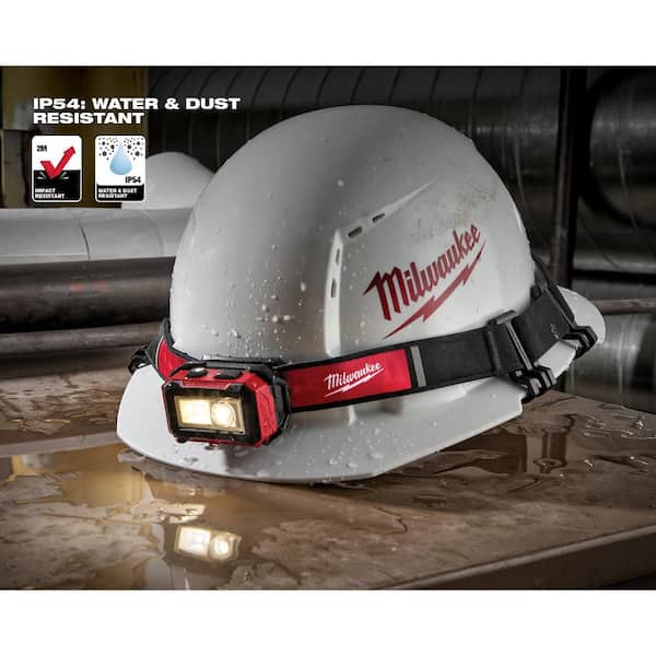 Milwaukee - 450 Lumens Internal Rechargeable Magnetic Headlamp and Task Light