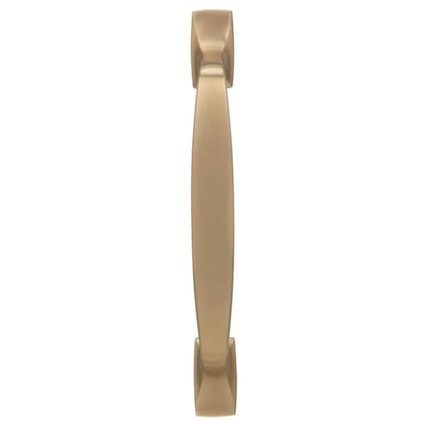 Highland Ridge 3-3/4 in. (96mm) Classic Golden Champagne Arch Cabinet Pull