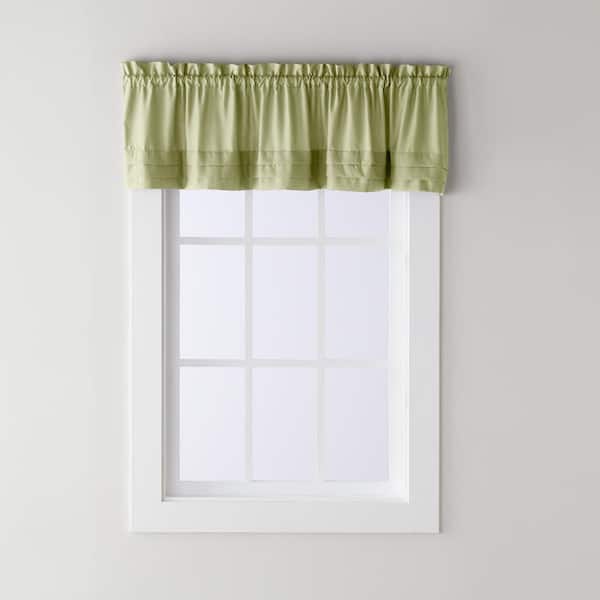 Saturday Knight Holden 13 in. L Polyester Valance in Sage