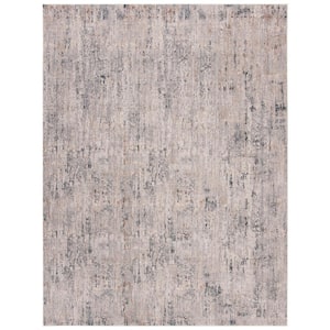 Invista Cream/Charcoal 8 ft. x 10 ft. Abstract Area Rug