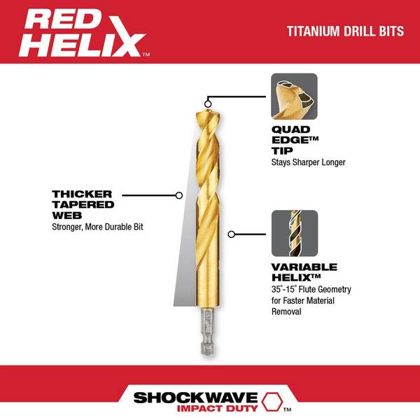 Titanium Drill Bit Set 