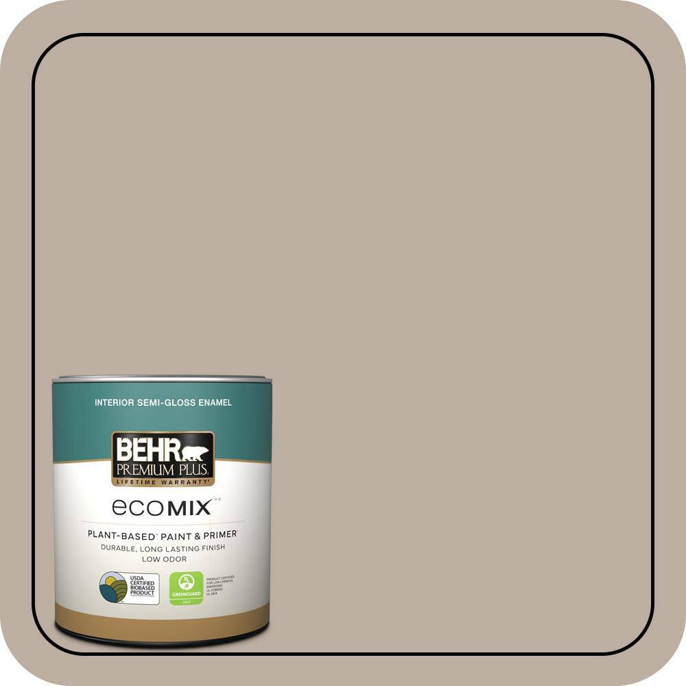 1 qt. #N210-3 Barista Semi-Gloss Enamel EcoMix Plant-Based Interior Paint & Primer price history on PriceWatchPro