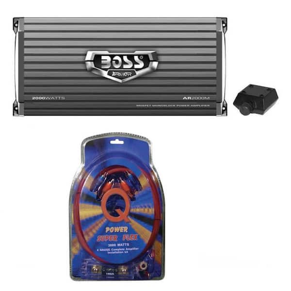 カーオーディオ BOSS AUDIO AR2000M BOSS Audio Systems AR2000M Armor Series Monoblock Class A/B