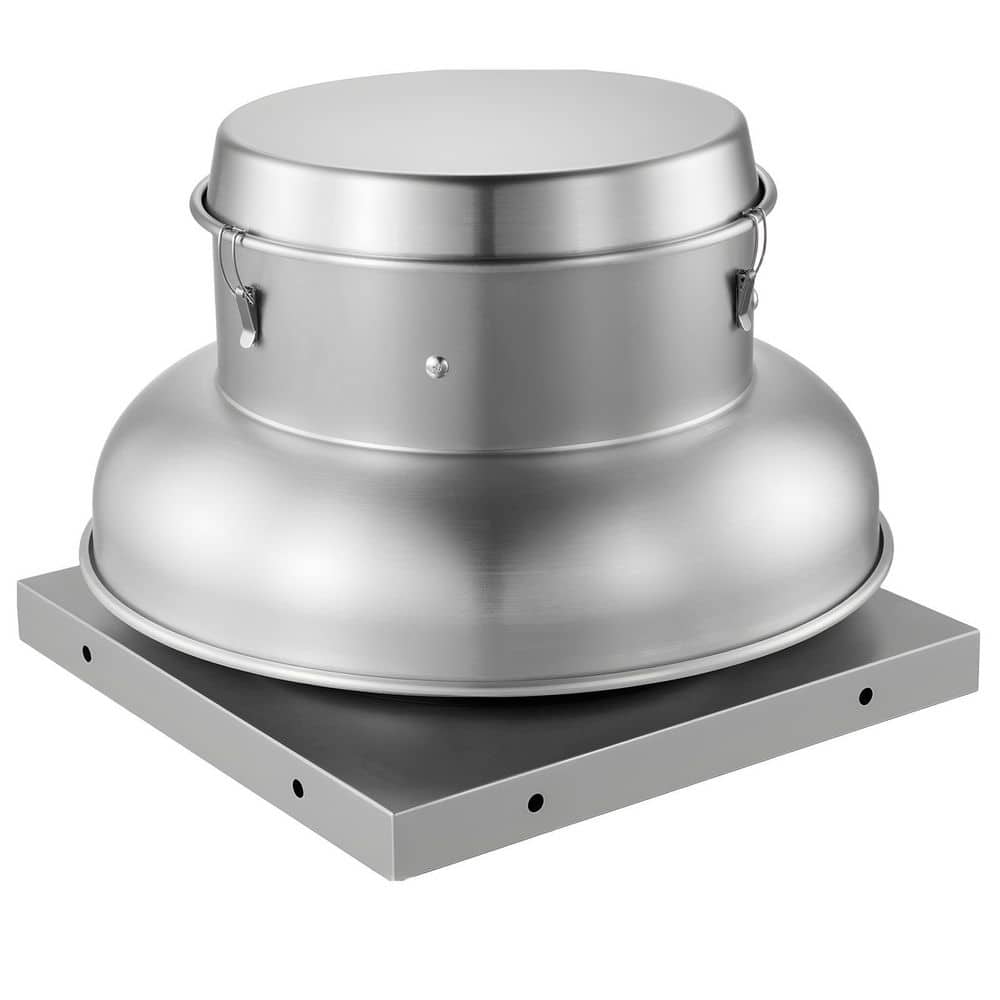 Roof Exhaust Fan, 500/900 CFM Speed Control, Adjustable Airflow, 21-In. Base, Aluminum Alloy Vent Fan for Garage, Silver price history on PriceWatchPro