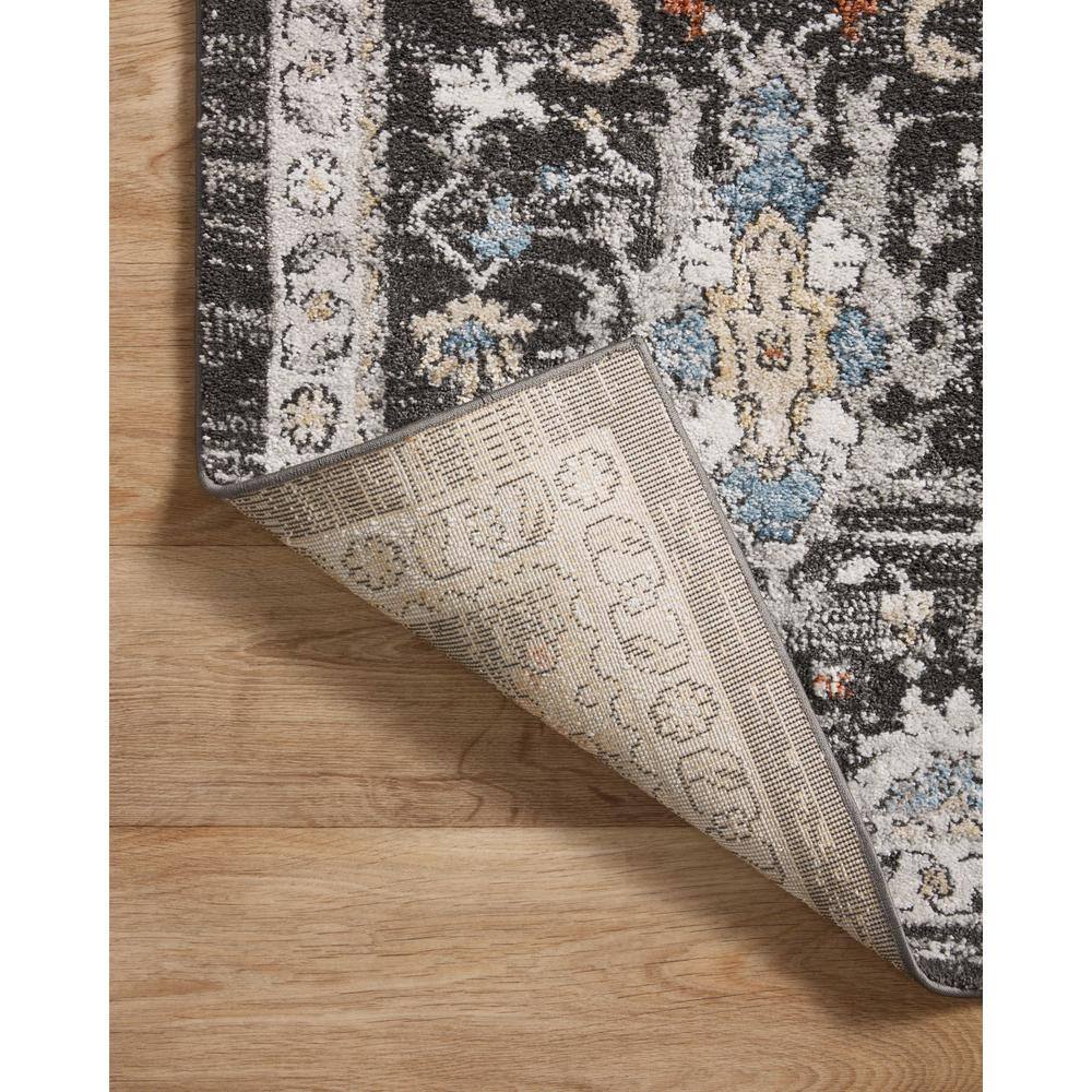 Odette Charcoal Vintage-Inspired 9'-2" x 13' Synthetic Area Rug