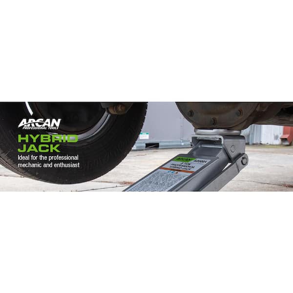 Arcan A20001 3-Ton Hybrid Heavy Duty Aluminum and Steel Low Profile Floor and Car Jack - 2