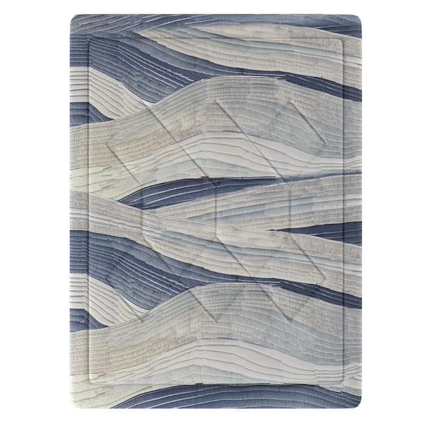 Insignia Cool Contour King Plush 14 in. Scroll Quilt Top Hybrid Mattress