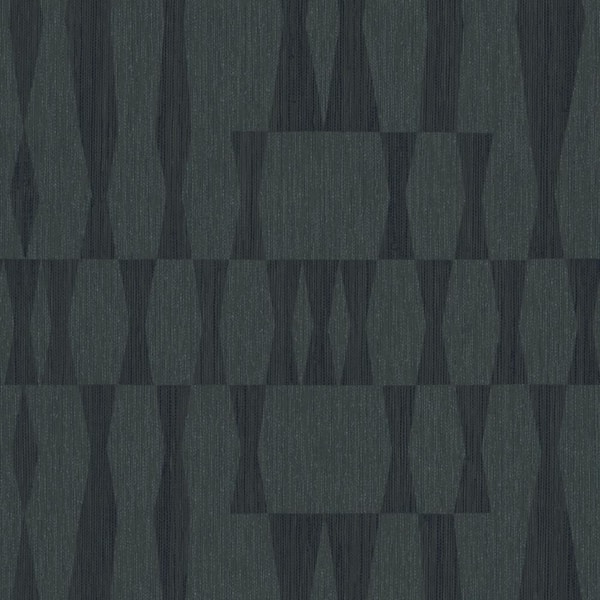 Tempaper Grasscloth Geo Seagrass Peel and Stick Wallpaper Sample