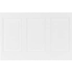Style Selections 48-in x 96-in Beaded White Hardboard Wall Panel in the  Wall Panels department at