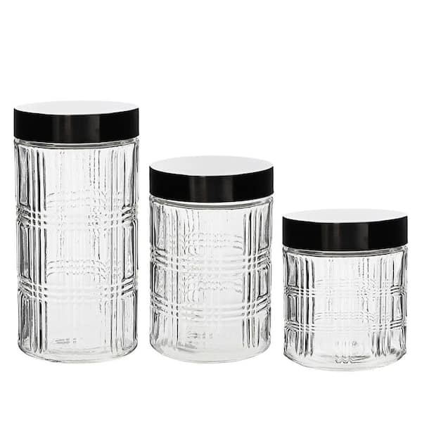 Extra Large Glass Food Storage Containers Set Of 3 - 101 OZ/ 54 OZ
