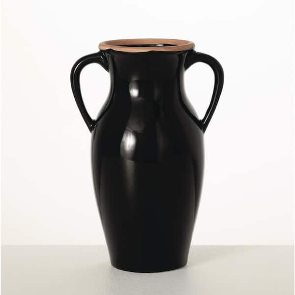 SULLIVANS Influence Collection 8" Natural Rimmed Onyx Vase