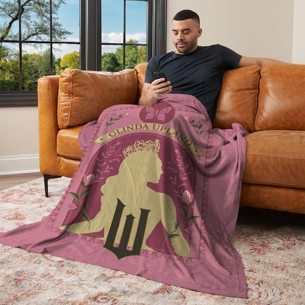 Wicked Glinda Upland Multicolor Silk Touch Throw Blanket 50 x 60 in.
