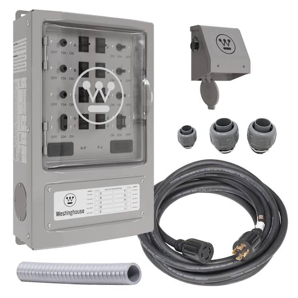 Westinghouse 30 Amp 8-Circuit Manual Transfer Switch Kit