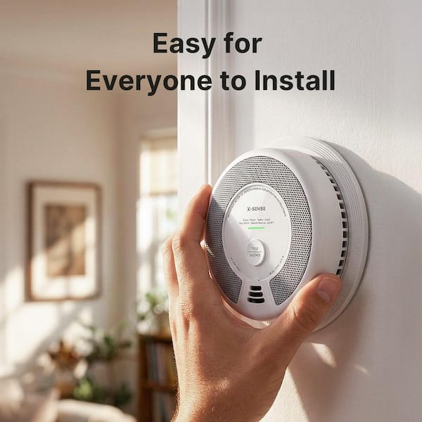 X-SENSE 10-Year Battery Wireless Interconnected Smoke and Carbon