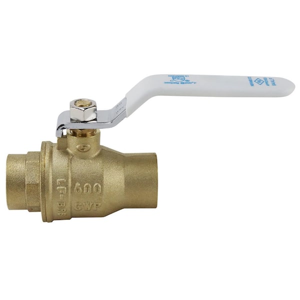 3/4 in. Lead Free Brass SWT x SWT Ball Valve