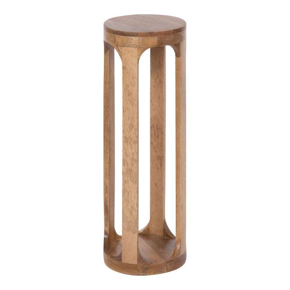 Dahl 8 in. W. Natural Round Coastal Wood End Table price history on PriceWatchPro