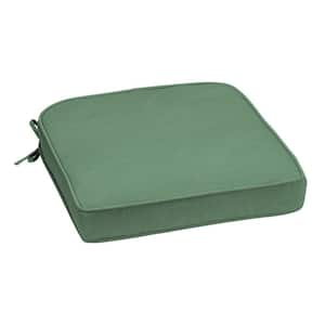 20 in. x 20 in. Contoured Outdoor Seat Cushion in Endive