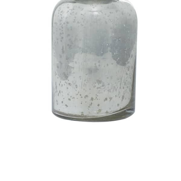 The Novogratz 3-Pack Gray Glass Farmhouse Decorative Jar in the Decorative  Accessories department at