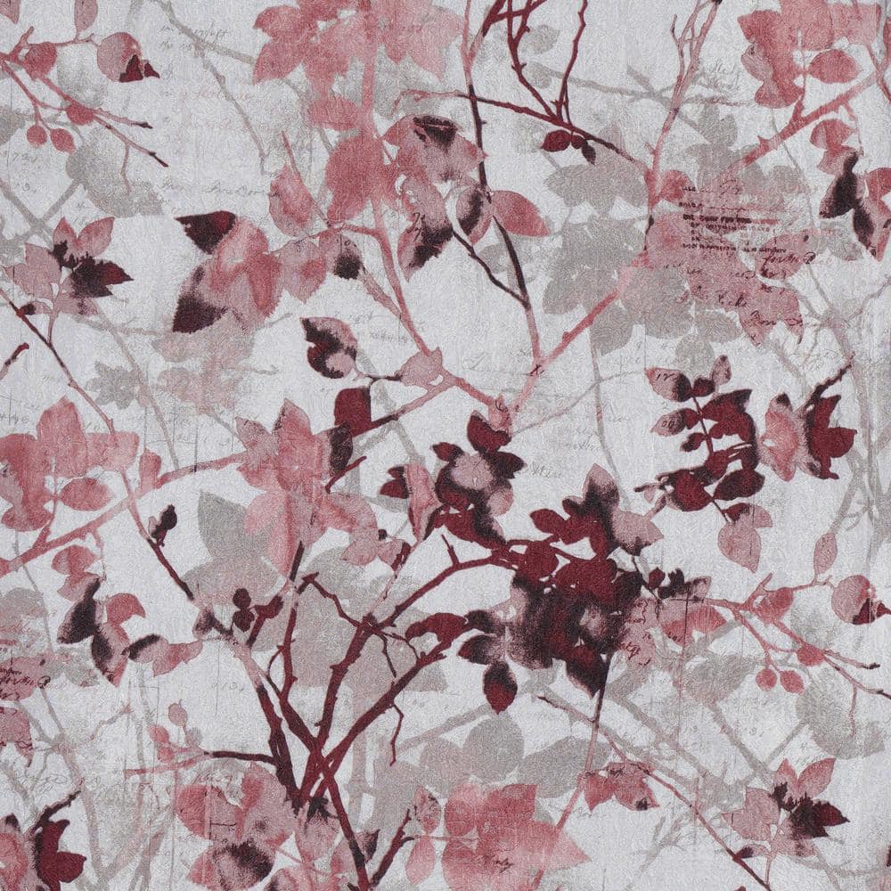 Silver and Pink Blackout Grommet Window Curtain Panel 50x84