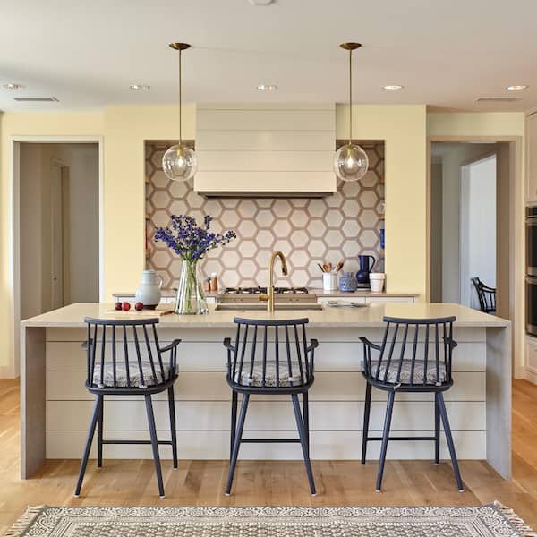 5 gal. #P280-2 Gold Thread Semi-Gloss Interior Paint