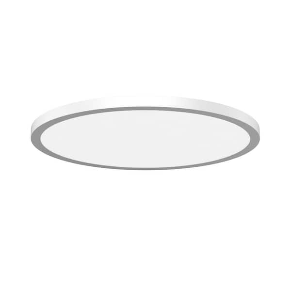 WAC LIMITED Round 24 in. White Selectable LED Flush Mount