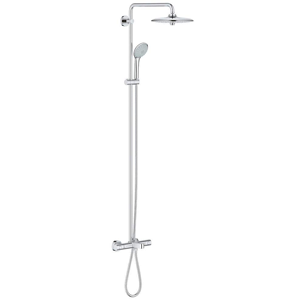 GROHE Euphoria 3spray 10.25 in. Dual Shower Head and Handheld Shower