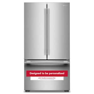 36 in. 24 cu. ft. Counter Depth French Door Refrigerator in PrintShield Stainless with Preserva Food Care System