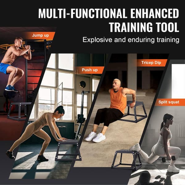 EliteFTS Squat Box – Adjustable Plyo Box With Anti-Slip Top, High-Density Foam For Box Squats, Jumps, Step-Ups (14", 16", 18")