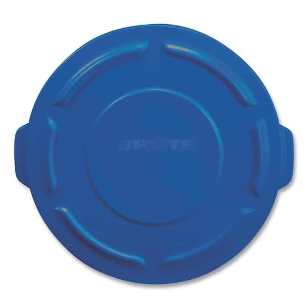 Rubbermaid Commercial Products 22.25 in. Dia Blue Round Flat Top