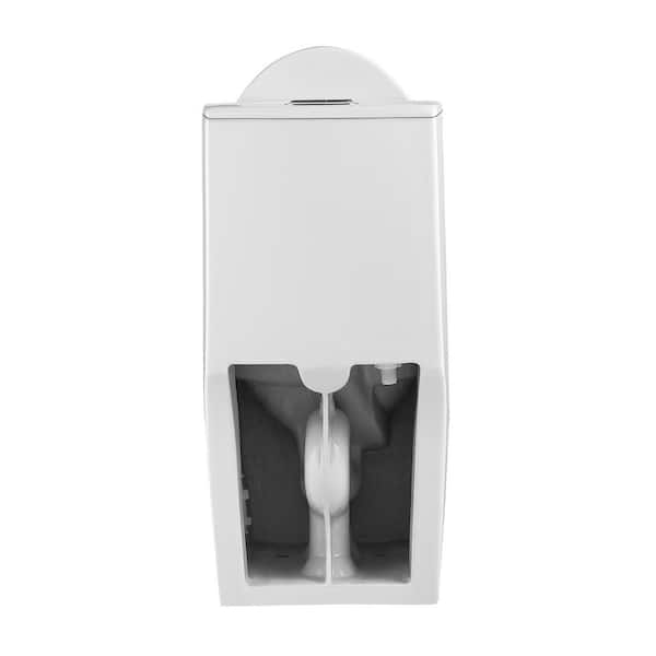 1.1/1.6.2 Dual Flush Tornado One-piece Toilet in Gloss White with PP Soft Closing Seat Cover