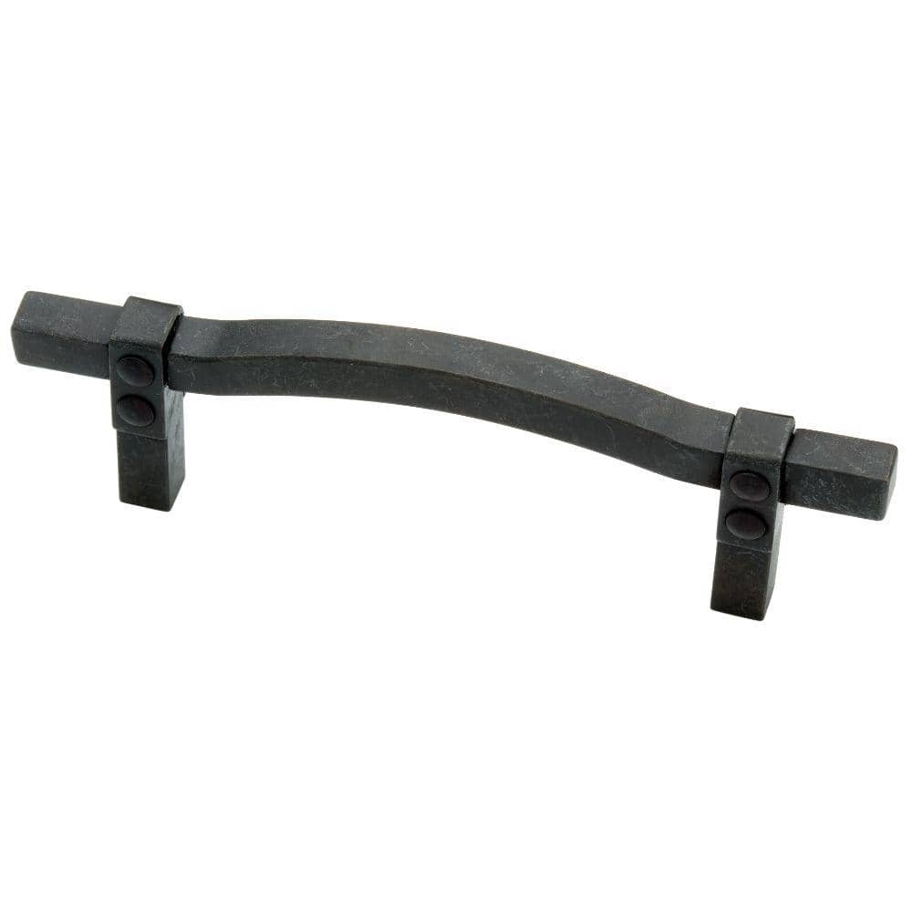 Wrought Iron 5" Arch Pull with Mounting Hardware