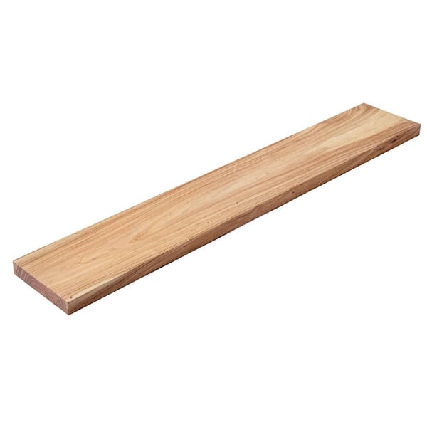 48 in. W x 8 in. D Natural Floating Shelves Decorative Wall Shelf Rustic Elm Wood
