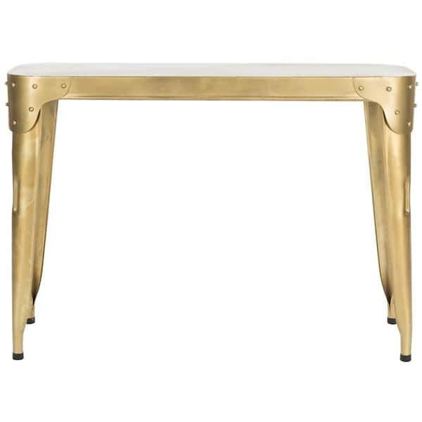 SAFAVIEH Classic 43 in. Gold Metal Console Table
