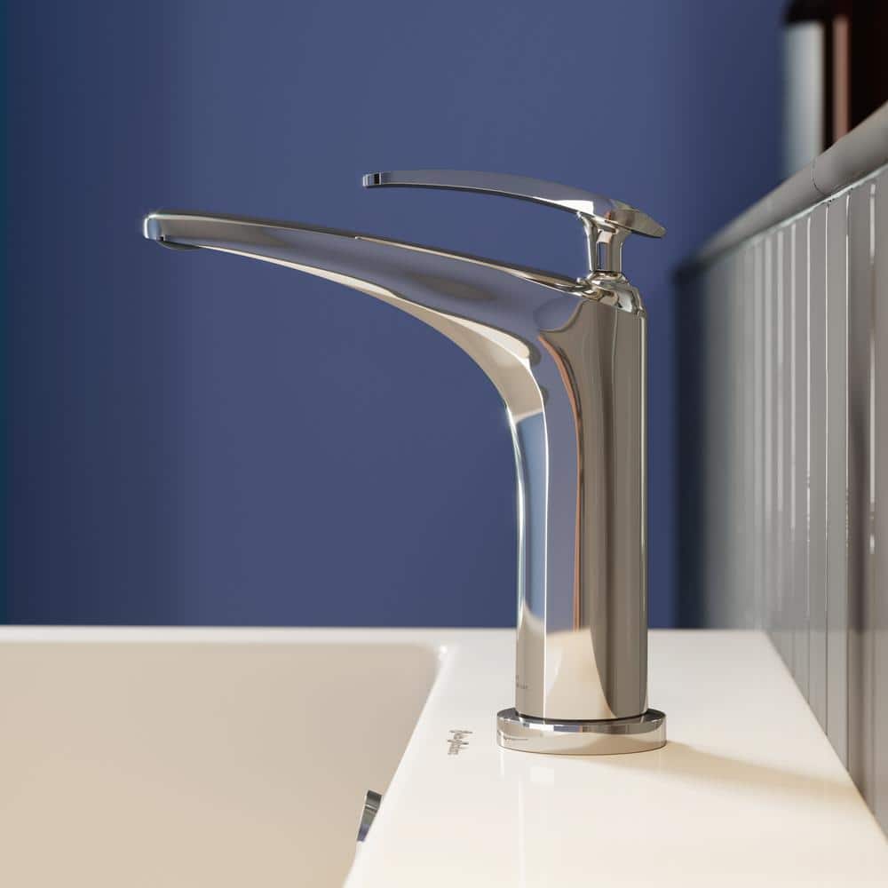 Sublime Chrome Single-Handle Bathroom Faucet