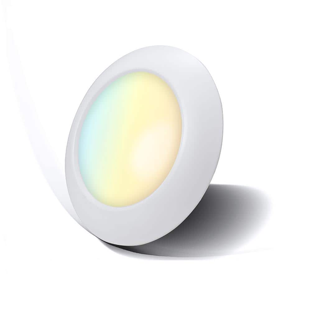 12 in. 90 CRI 2700K to 5000K 5 CCT Selectable LED Disk Light and Dimmable Integrated LED Flush Mount Ceiling Light price history on PriceWatchPro