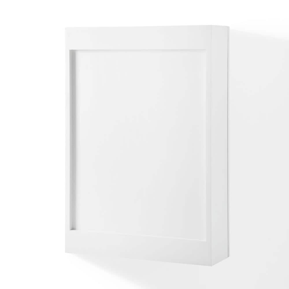 Savannah White Flush Mount Mirrored Bathroom Wall Cabinet