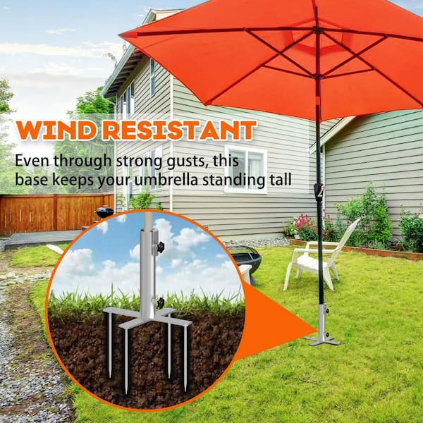 ground stake for patio umbrella Down River Equipment Down River Sand Holder Combo Built with heavy Toddmomy Outdoor Umbrella Ground Anchor