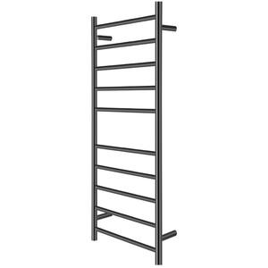 Heated Towel Rack 10-Bar Towel Warmer Rack Electric Towel Drying Rack with Timer, Plug-in/Hardwired