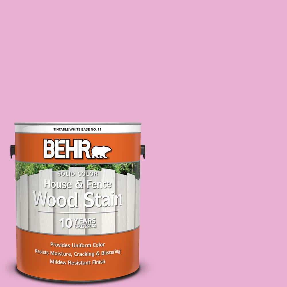 1 gal. #P120-2 Gumball Solid Color House and Fence Exterior Wood Stain