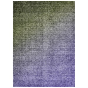Chantille ACN569 Olive 10 ft. x 14 ft. Machine Washable Indoor/Outdoor Geometric Area Rug