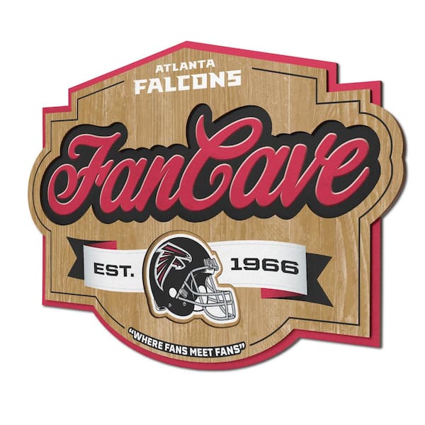 YouTheFan NFL Atlanta Falcons Fan Cave Decorative Sign 1903394 - The Home  Depot