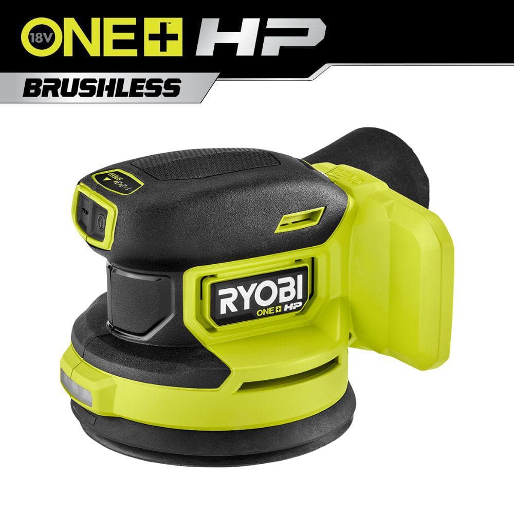 RYOBI ONE+ HP 18V Brushless Cordless 5 in. Random Orbit Sander (Tool ...